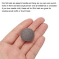 thumbnail image 4 of Wool Felt Balls Beads Woolen Fabric 2cm 20mm Grey for Home Crafts 50Pcs, 4 of 5