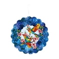 thumbnail image 3 of Campana viento con forma colibrí, colgante, decorativa, para interiores y exteriores, 2D, giratoria, hierro, 28 cm (11 pulgadas), para la, 3 of 8