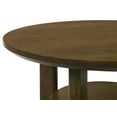 thumbnail image 4 of Coaster Ottowa 22" Round Transitional Wood Side End Table with Shelf in Brown, 4 of 8