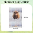 thumbnail image 4 of Lsque Cow Premium Golf Towel - Ultra Absorbent and Quick Drying Microfiber Towel with Carabiner - Gift for Men -24" X 16", 4 of 8