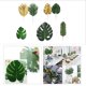thumbnail image 4 of 5 Tipos De Follaje Tropical De La Selva De Hojas Artificial Para La Yuyangstore  Hojas de palma, 4 of 8