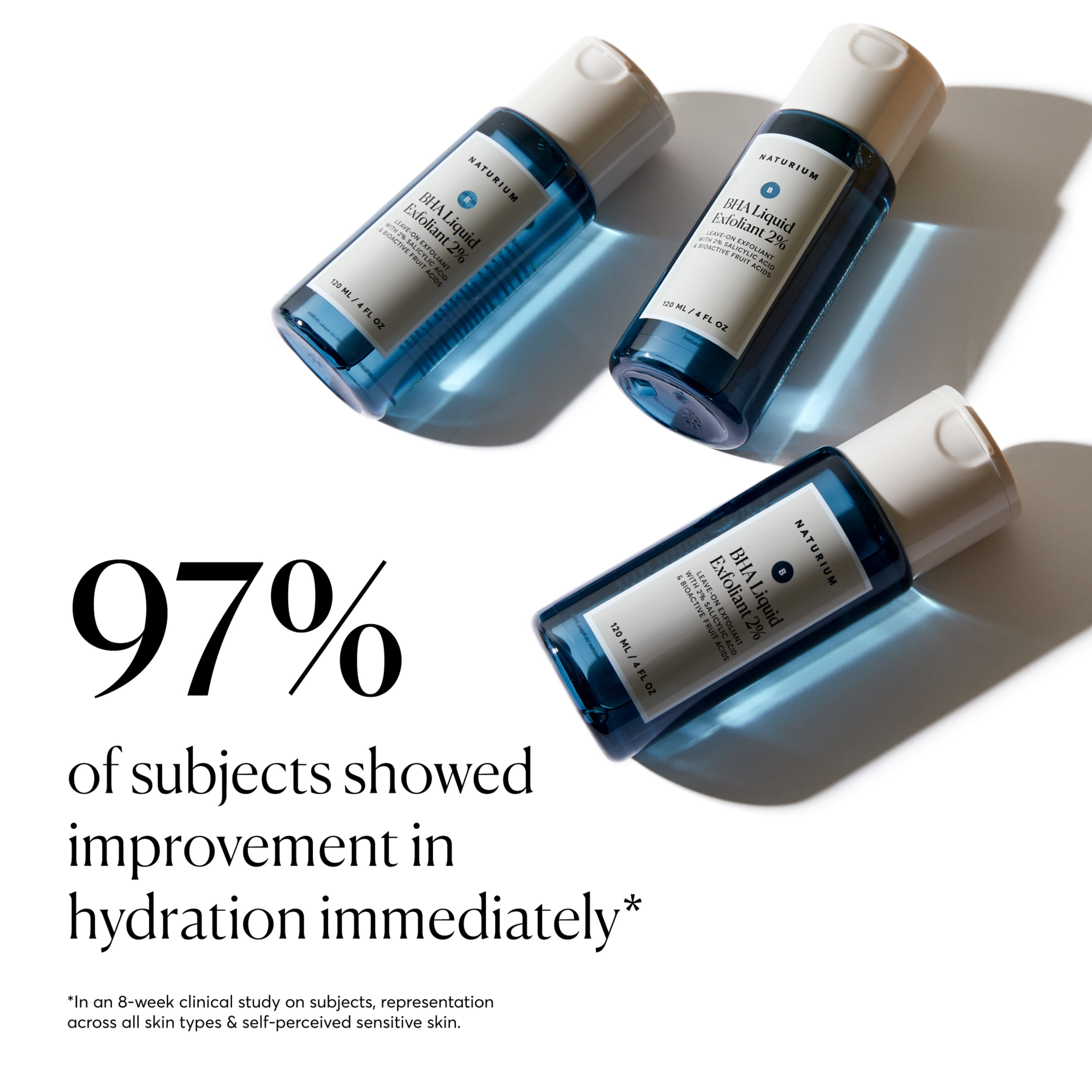Naturium BHA Liquid Exfoliant 2% Exfoliating Pore Treatment, with Salicylic Acid & Bioactive Fruit Acids, 4 fl oz
