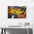 thumbnail image 2 of ARTCANVAS Yellow Cow 1911 Canvas Art Print by Franz Marc - Size: 26" x 18" (1.50" Deep), 2 of 9