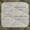 thumbnail image 6 of EVERGRACE Pearl Velvet Quilt Full Queen Size Bedding Sets, Luxurious Soft Velvet Comforter Set, Lightweight Box Stitching Oversized Bedspread Coverlet for All Season, with 2 Shams, Moss Green, 6 of 8