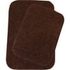 Mainstays 2-Piece Bath Rug Set, Chocolate Brown