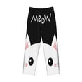 thumbnail image 4 of Fotbe Men'S Cat Meowclassic Pajama Pants With Elastic Waist And Drawstring Pockets，Pajama Pants Mens Lounge Pants Super Soft, 4 of 9