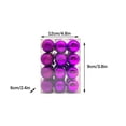thumbnail image 4 of Bouanq 24ct Plastic Mini Small Tree Shatterproof Christmas Hanging Ball Ornaments, Christmas Ball Ornaments for Xmas Tree (1.37"), 4 of 4