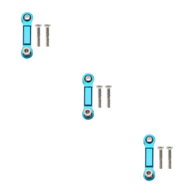 ZLight RC Car Aluminium Alloy Upgrade Refit Servo Link For 1/18 A949 Metal Upgrade Refit Servo Link blue 3Set