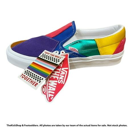 

Vans Classic Slip-On Patchwork/Tr White VN0A33TB44B Men s Size 4.5 Medium