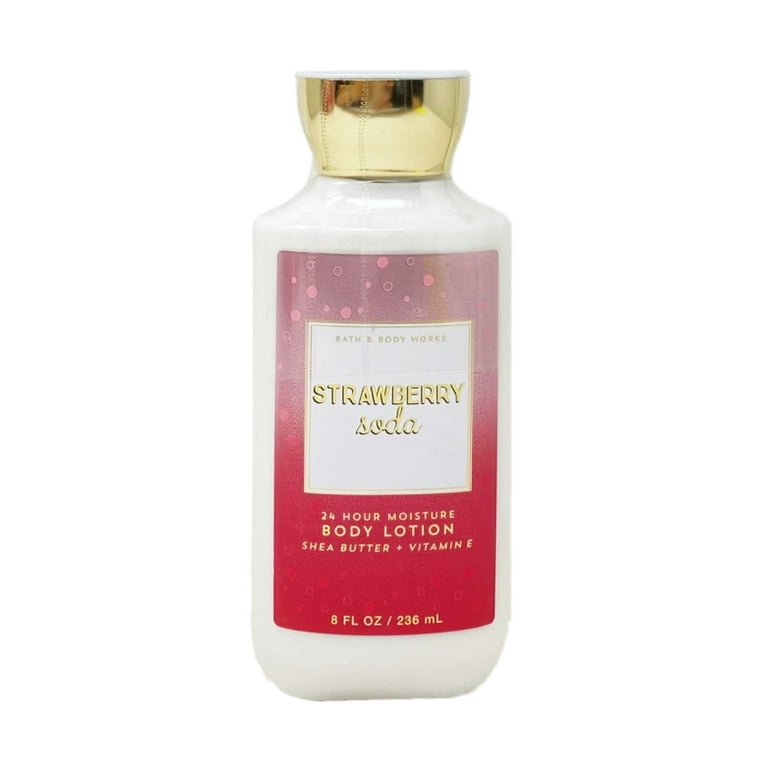 Bath and Body Works Strawberry Soda 3 Pack 24 Hour Moisture