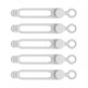thumbnail image 4 of Organizador de cables Sunnimix reutilizable de 5 piezas bridas de sujeción de silicona Correas de cables premium multiusos Blanco, 4 of 8