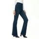 thumbnail image 5 of Pincandy Women's Solid Color Stretch Denim Leggings - Low Waist, 2 Pockets, Loose Wide Leg Fit, Perfect for Gym, Workout & Casual Wear, 5 of 7