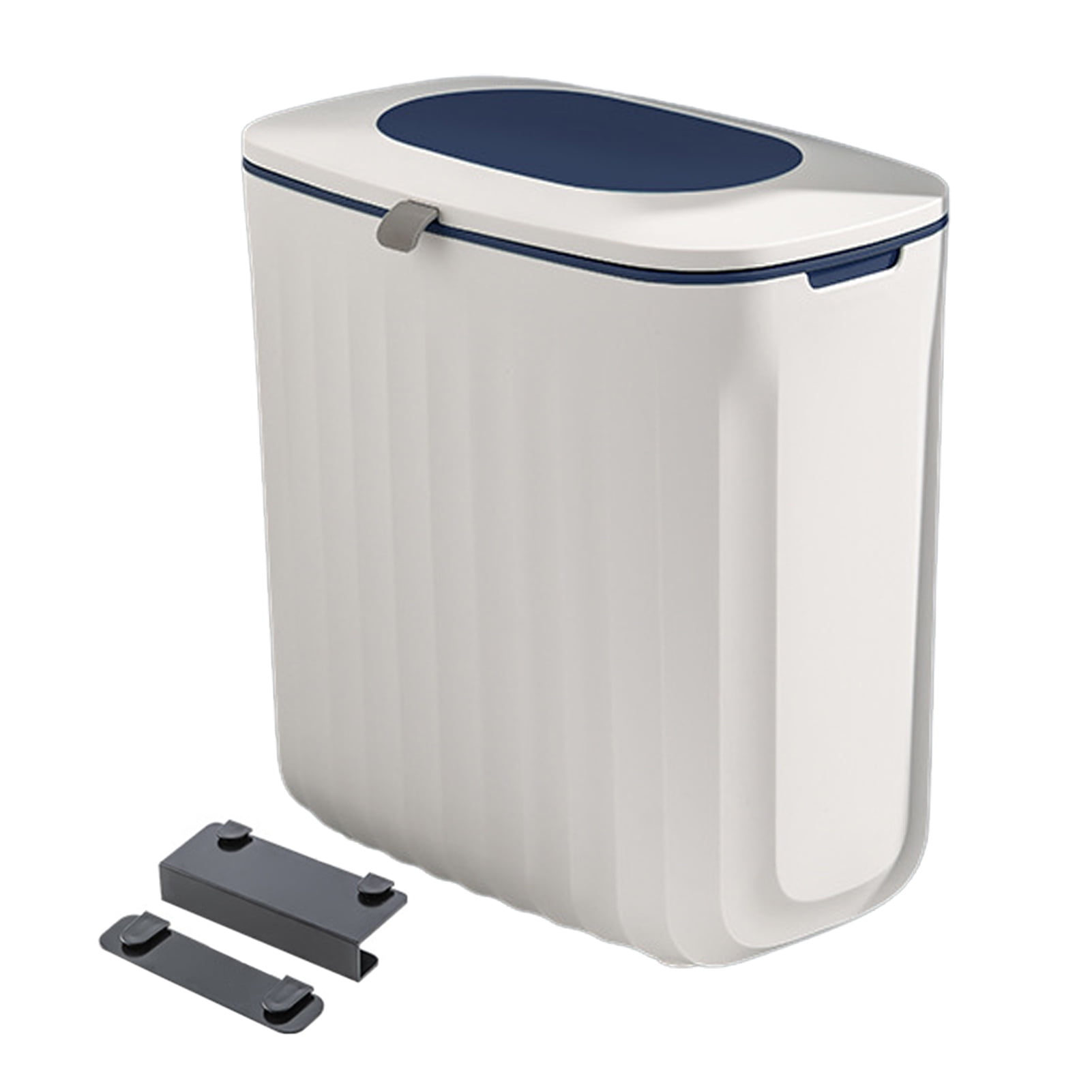 7/8/9L Wall Mounted Garbage Can, Under Sink Garbage Can for Bathroom