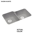 thumbnail image 5 of Swan US-3015-010 33" x 21.25" Swanstone Double-Basin Undermount Kitchen Sink, Available in Various Colors, 5 of 7