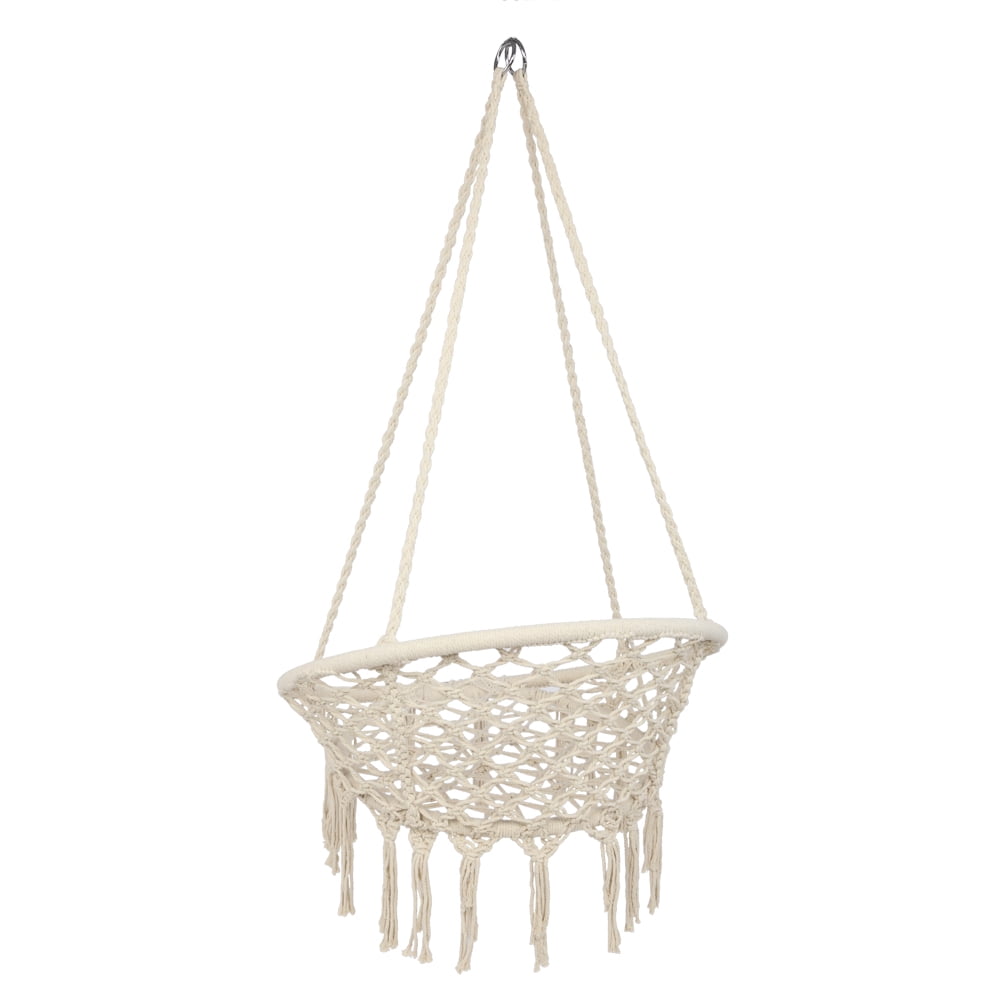 Zimtown Boho Style Rattan Chair Hanging Hammock Swing Chairs for