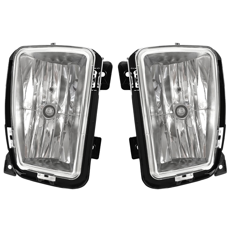 HECASA Clear Lens Fog Light Kit Left/Driver Side For Dodge Ram 1500 2013-2022 (Classic) With Bulbs
