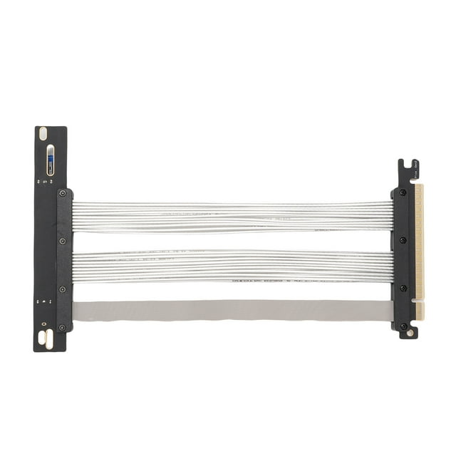 Cable PCIe 5.0 Riser, Cable De Extensión De La Tarjeta Gráfica Gen 5 GPU, Diseño Flexible, PCIe 16x 128 Gbps Compatible Con PCI E 4.0 3.0, Ajuste Para RTX4090 5090