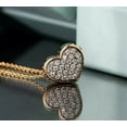 thumbnail image 4 of 2Ct Round Cut Lab Created Diamond Women's Heart Pendant 14K Yellow Gold Plated, 4 of 4