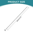 thumbnail image 2 of Uxcell 4pcs Fully Threaded Rod, M6 x 400mm 201 Stainless Steel Right Hand Threads Rods with Nuts and Flat Washer Fully Studding Rod Bar for Clamps, Hangers and U-Bolts, 2 of 6
