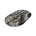 thumbnail image 6 of Unique Loom Portland Collection Area Rug - Orford (5' x 8' Oval Black and White/Black), 6 of 10