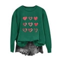 thumbnail image 3 of Cadancy Valentine Sweatshirts for Women Pullover Long Sleeve Shirts Heart Printed Cute Crew Neck Casual Tops Oversized Fashion Outfits, 3 of 3