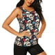 thumbnail image 2 of Balery rock record Skull artist Camiseta sin mangas estampada ligera para mujer, tops de entrenamiento sin mangas, camisetas de yoga transpirables de secado rápido.-Large, 2 of 7