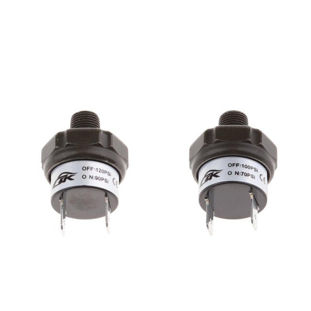 Válvula de Control del Interruptor de Compresor de Aire Cola 90-120 PSI y 70 PSI (1/8 NPT)