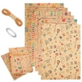 thumbnail image 1 of KAKOWELY present wrapping paper 1 Set Birthday Wrapping Paper Present Wrapping Kit Wrapping Paper Sheet Packing Paper Floral Wrapping Paper With Accessories, 1 of 5