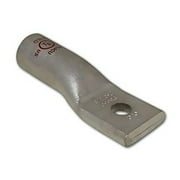 Aluminum Long Barrel 1 Hole Compression Lugs 2/0 Awg - 1/4 Stud (Pkg of 2)