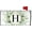 Spring Monogram H Mailbox Cover, variant on Spring Eucalyptus Leaves Monogram Letter H Mailbox Cover Magnetic 21x18 Inch, Family Last Name Initial Post Letter Box Covers, Spring Summer Seasonal Outdoor Yard Garden Standard Mailbox Decor