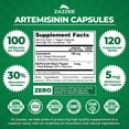 thumbnail image 3 of Zazzee High Absorption Artemisinin 100 mg – 120 Vegan Capsules – Sweet Wormwood Extract with BioPerine® – Supports Wellness & Antioxidant Health – Vegan • Non-GMO • Made in USA, 3 of 11