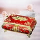 thumbnail image 4 of Caja de joya Hugo Dorada Y Roja Rectangular con Grabado Floral, 4 of 6