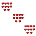 thumbnail image 1 of Bearachild 10 piezas de bolsa de dulces en forma de corazón romántico reemplazo de bolsas de galletas bolsa de bolsillo accesorios de envoltura Type1 NO1, 1 of 6