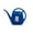 Blue, variant on 4L Plastic Watering Can (1 Gallon) - Long Spout Indoor & Outdoor Watering Pot for Houseplants, Succulents, Garden Flowers and Bonsai, Large Capacity Garden Tool