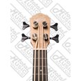thumbnail image 4 of Oscar Schmidt Comfort Series Bass Ukulele, OUB800K,Flame maple top, back and sides, Bundle, OUB800K PACK, 4 of 10