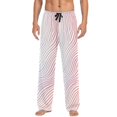thumbnail image 7 of FORMRS Mens Pajama Pants with Pockets Soft Cotton Sleepwear Lounge Bottoms, Sizes S-2XL, Wavy Striped, 7 of 7