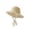 Beige-a, variant on Straw Hats For Women Packable,Unisex Breathable Bucket Hat For Outdoor And Casual Wear Adjustable Drawstring Straw Weave Sun Hat For All Seasons