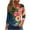 Navy Plus Size Blouse for Women_j, variant on CYMMPU Floral Pattern 3/4 Sleeve Tunic Tops Boho Blouses for Women Dressy Casual Loose Fit Fall Fashion Shirts Lace V Neck Spring Tops Business Elegant Work Topss Hot Pink M