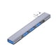 thumbnail image 5 of Hub USB C para ordenador portátil, divisor USB 1 en 4 salida, puerto USB, adaptador multipuerto, estación de acoplamiento USB para accesorios, PC,, 5 of 9