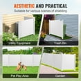 thumbnail image 5 of KFFKFF Outdoor Privacy Screens 50" W x 50" H Air Conditioner Fence 2 Panels, 5 of 9