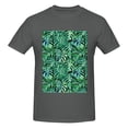 thumbnail image 4 of Bingfone Monstera Leaves Men'S Loose Fit Short-Sleeve Pocket T-Shirt, 4 of 7