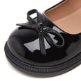 thumbnail image 5 of ibiyuan Mary Jane Shoes Girls Bow Closed Toe Heel Flats Dress Shoes Platform Loafers School Uniform Shoes, 5 of 9