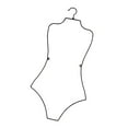 thumbnail image 1 of Barra para trajes de baño, expositor de trajes de baño, percha plegable con forma de cuerpo para lencería, ideal para armario de dormitorio, caminos n Negro, 1 of 9