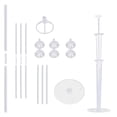 thumbnail image 4 of Balloon Floating Support Rod, Table Top Balloon Bracket, Stable Base, Elegant Design, Wedding Party Decor, Balloon Suspension System, Heavy-Duty Plastic, for Events, 12-inch Reach, Akmoler, 4 of 8
