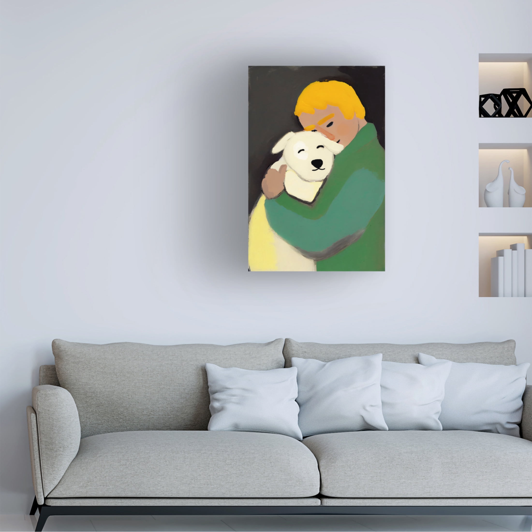 Trademark Fine Art Treechild Oh My Dog Canvas Wall Art