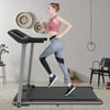 Tangnade Folding Treadmill Electric 2.5HP Running Machine Wide Tread Belt With LCD Display And Cup Holder Easy Assembly For Indoor Sport