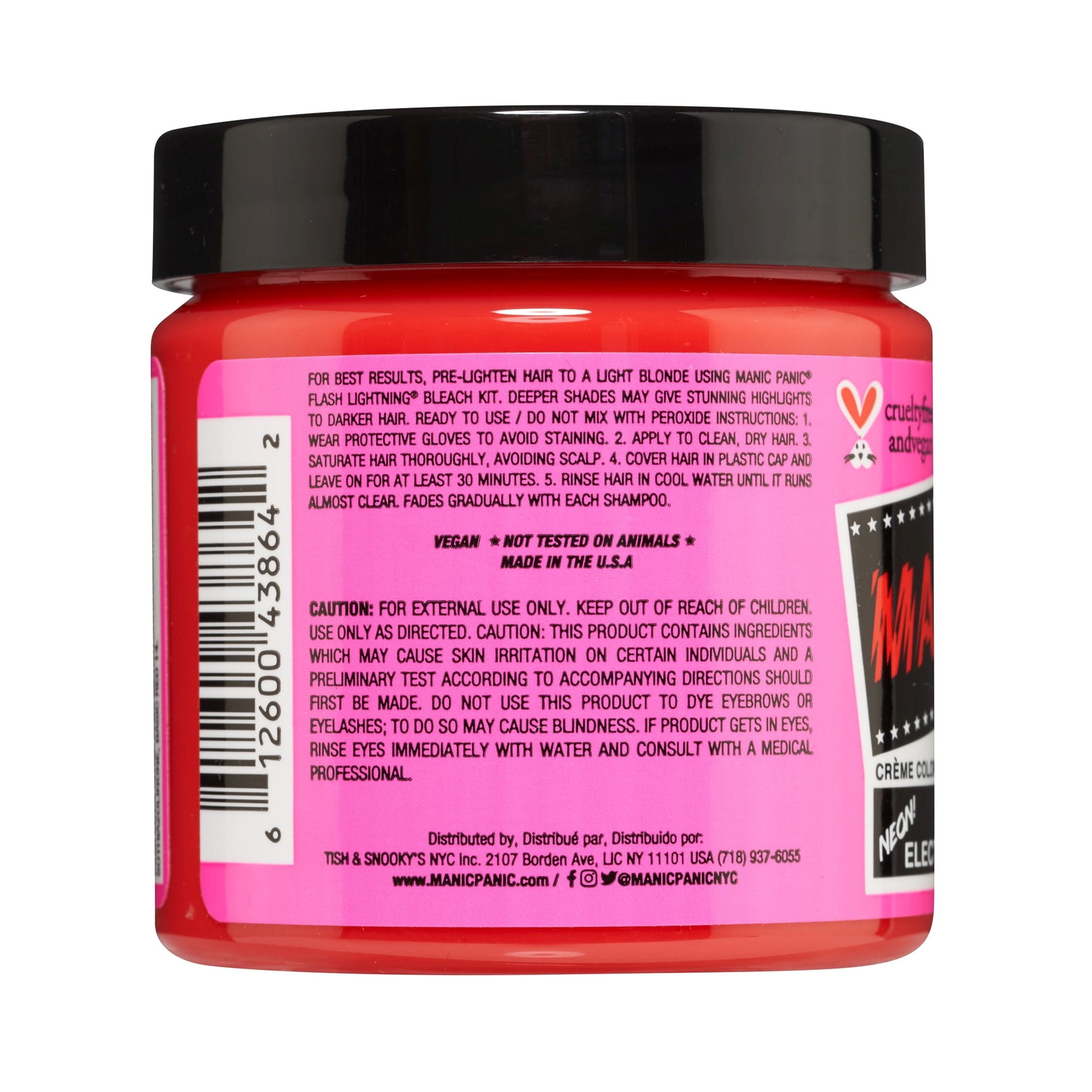 ELECTRIC PINK PUSSYCAT  CLASSIC HIGH VOLTAGE HAIR DYE COLOR