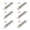 Silver, variant on 6pcs Cabinet Drawer Pulls 3 Inch C C Modern Aluminum Handles Minimalist Cabinet Handle for Kitchen & Bathroom Use