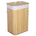 thumbnail image 1 of Cesto Plegable de Bambú AGBOX con Asas para Fácil Transporte, 1 of 5