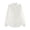 White, variant on Women Fashion Long Sleeve Solid Button Korean Shirt Casual Loose Blouse Woman Shirts Short Sleeve, Size XXXL